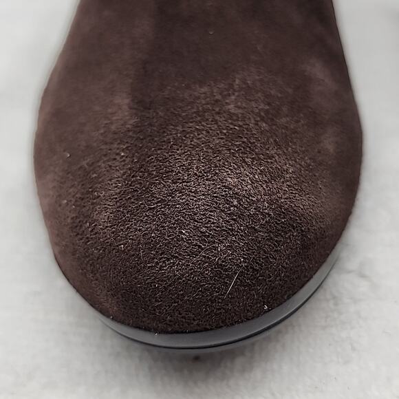 MUNRO FRANCEE WOMENS BROWN KID SUEDE ANKLE BOOTIES SIZE 10 NEW - Picture 4 of 16